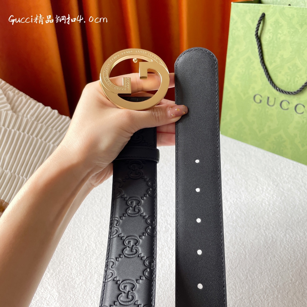 Gucci经典款面进口原厂压花搭配原