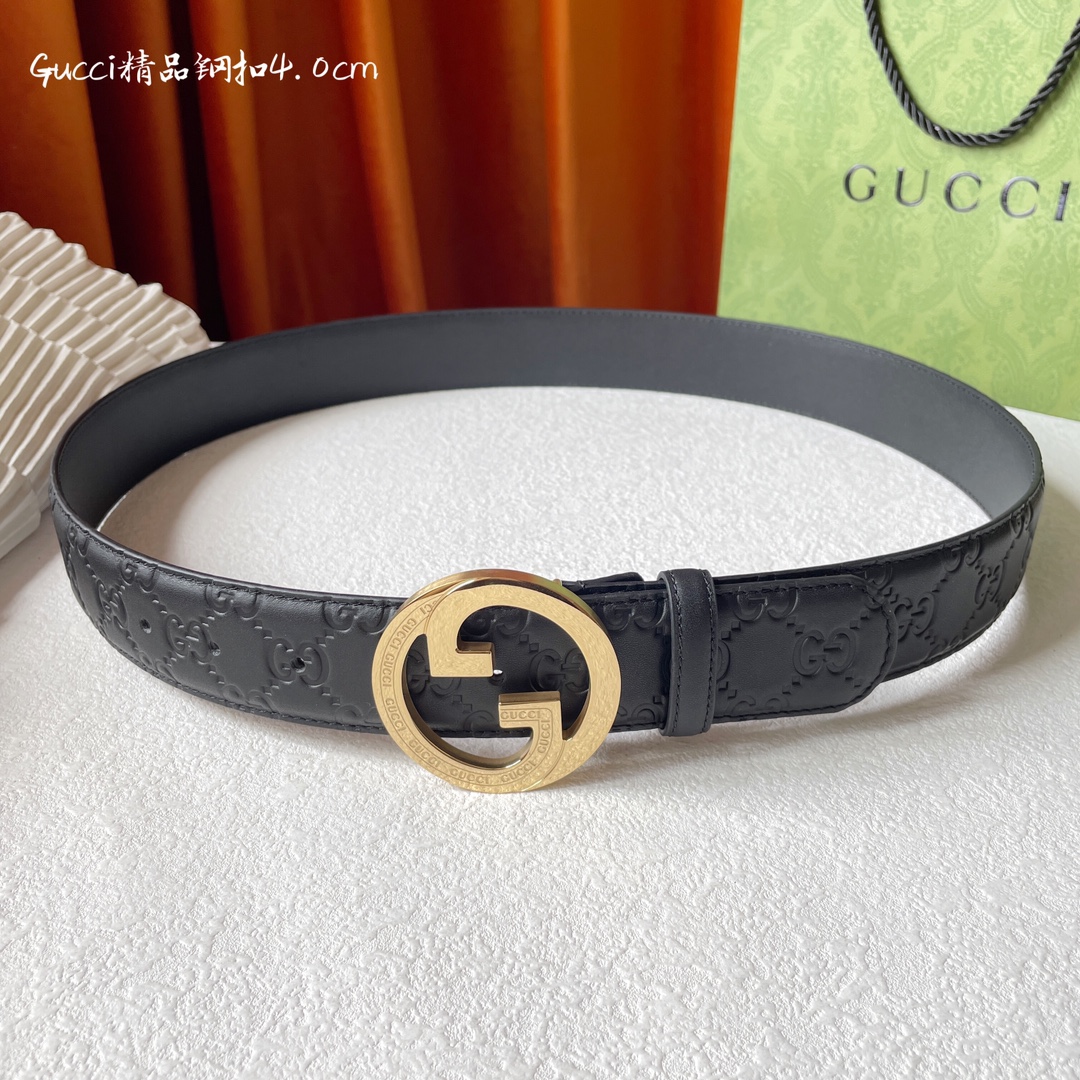Gucci经典款面进口原厂压花搭配原