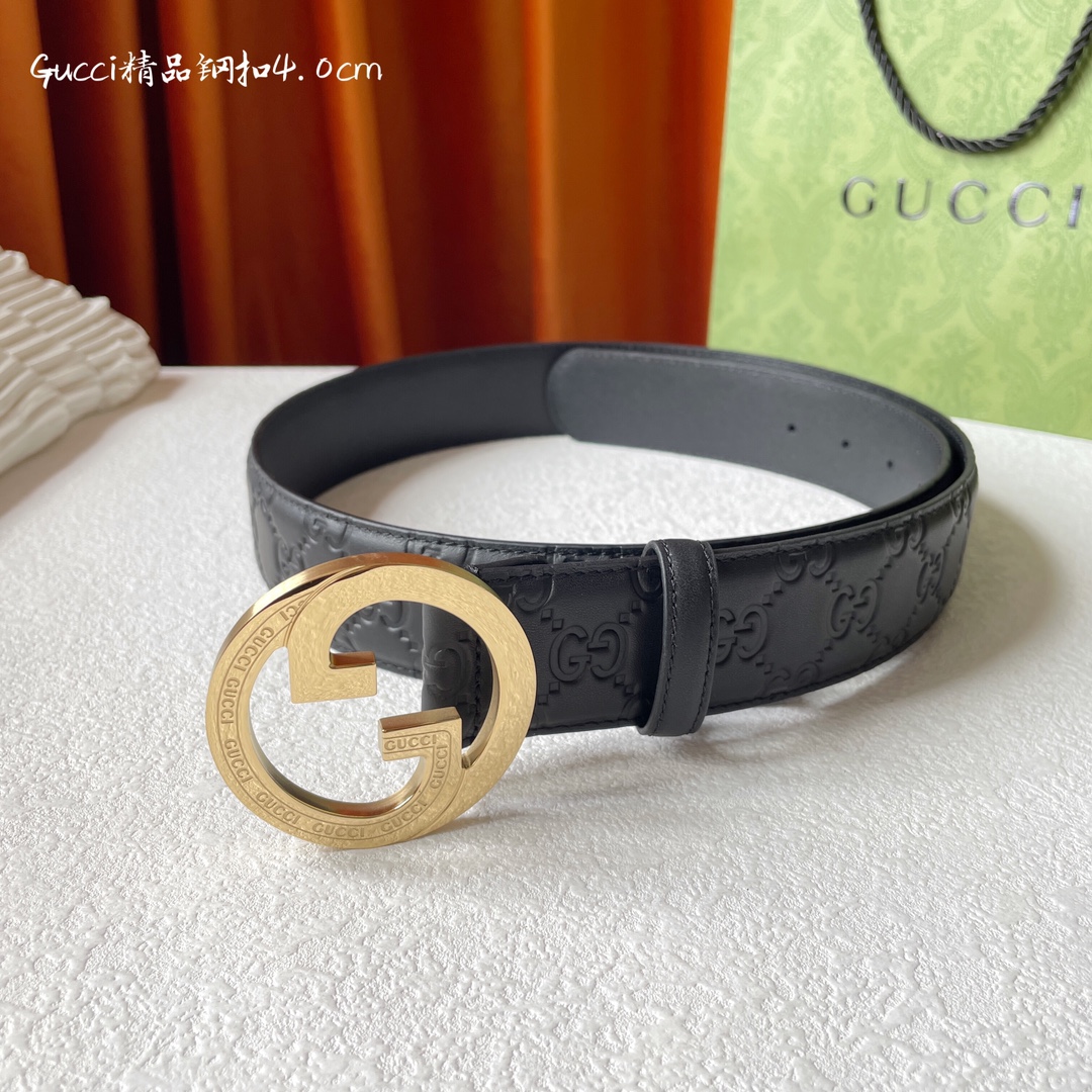 Gucci经典款面进口原厂压花搭配原