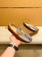 Same as Original
 Versace Shoes Moccasin Replcia Cheap
 Cowhide Pig Skin Rubber