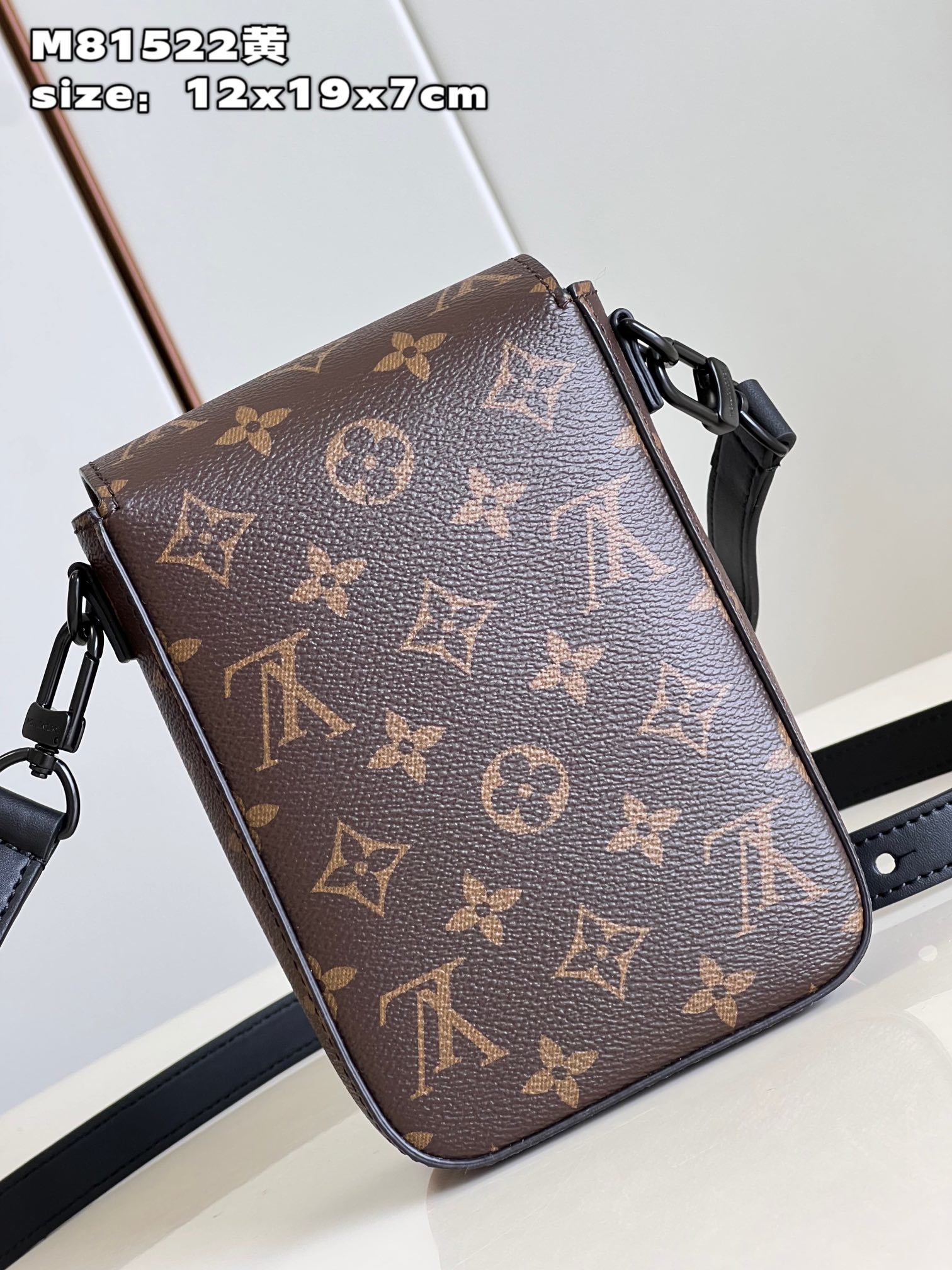 顶级原单M81522黄皮S-LockVertical迷你手袋取材路易威登经典MonogramMacass