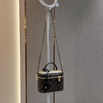 Louis Vuitton Cosmetic Bags Messenger Bags Monogram Reverse Calfskin Canvas Cowhide Chains M45165