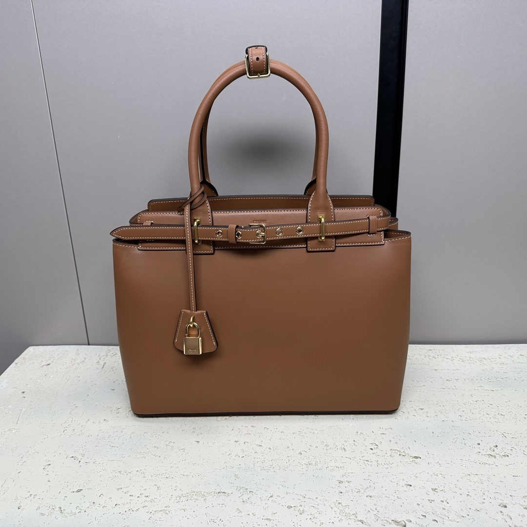 CONTI柔软牛皮革手袋14X10X6英寸36.5X26X15厘米牛皮革羊皮革衬里肩背和手提功能性皮革束