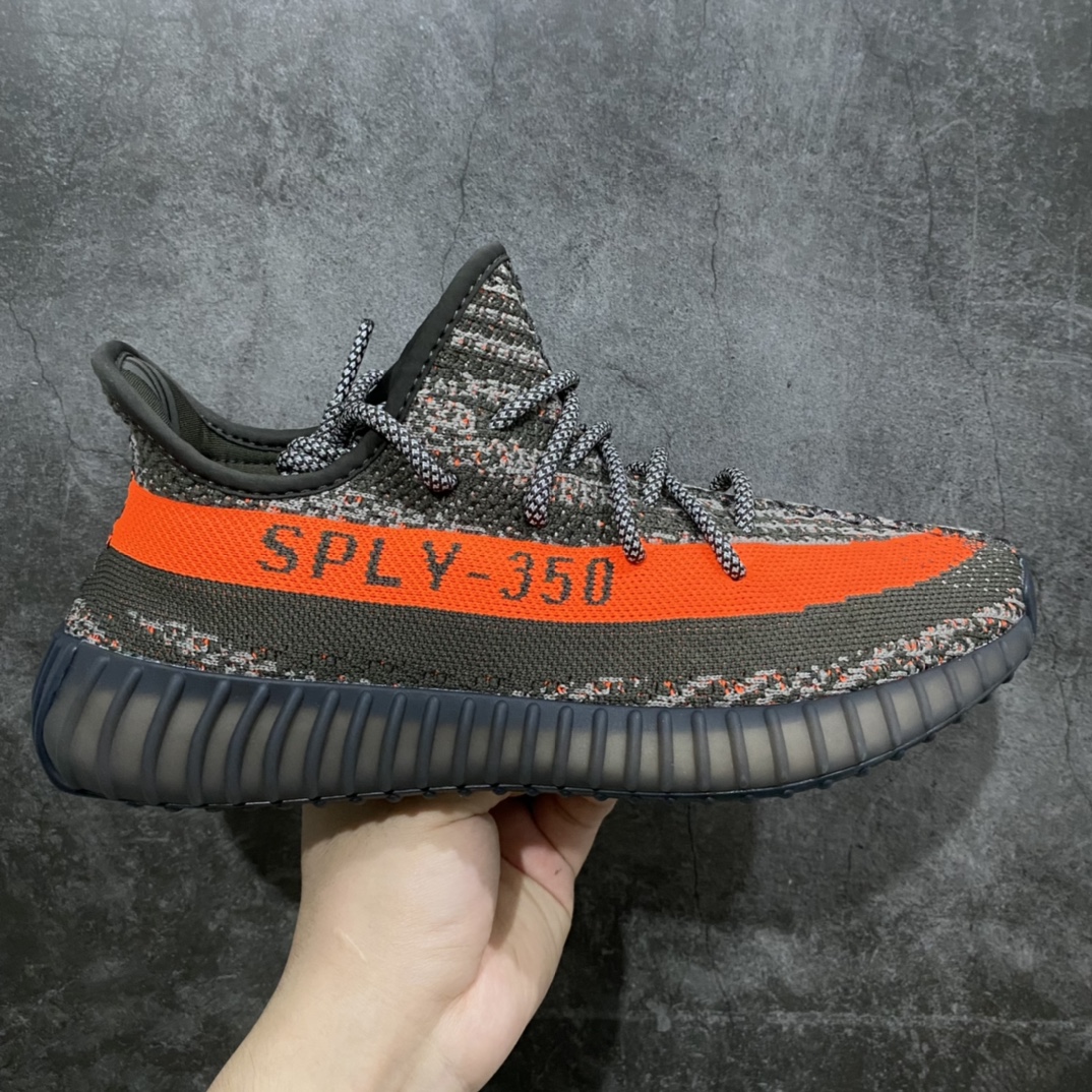 纯原版本Yeezy350V2灰橙3.