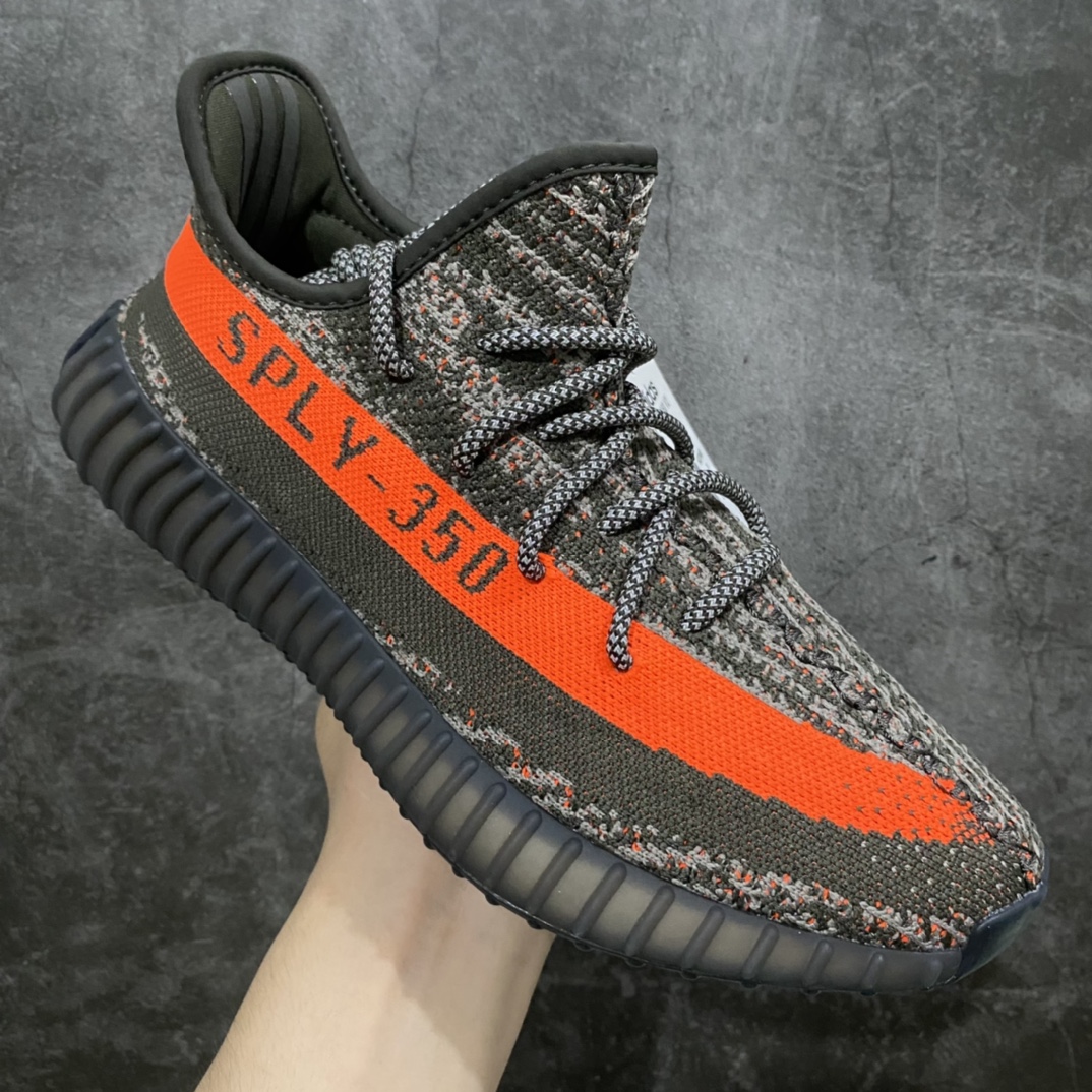 纯原版本Yeezy350V2灰橙3.