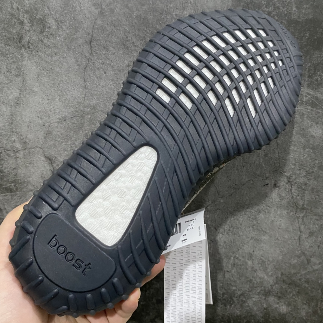 纯原版本Yeezy350V2灰橙3.