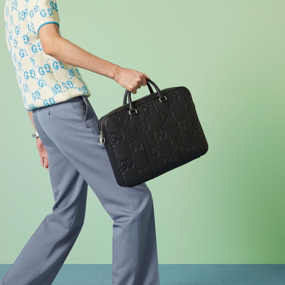 Gucci official 658573 briefcase first released at Gucci counters