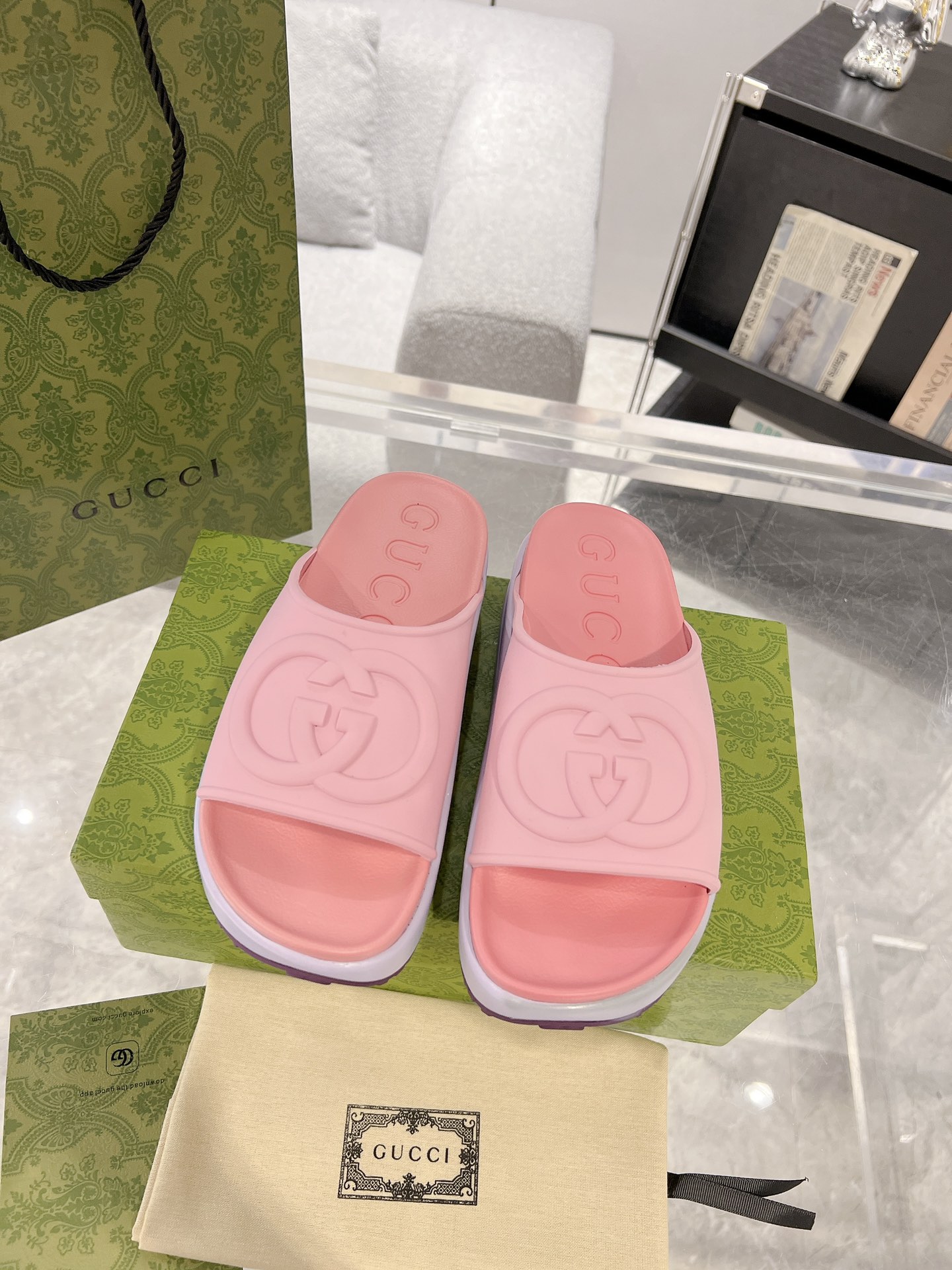 Gucci Buty Letnie kapcie Kolekcja letnia Plaża