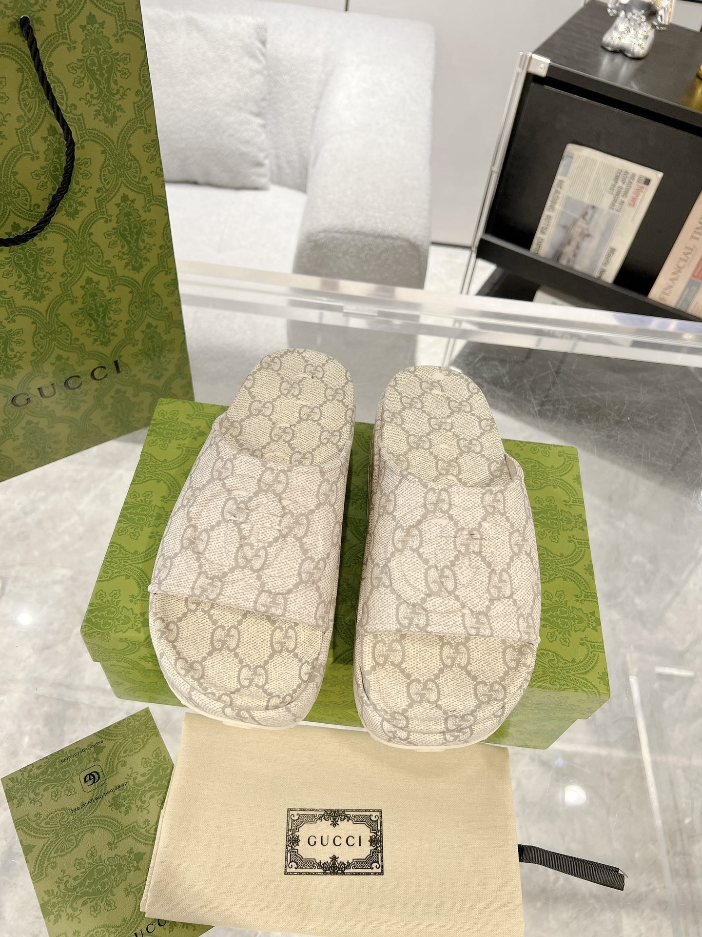 Gucci Buty Letnie kapcie Kolekcja letnia Plaża