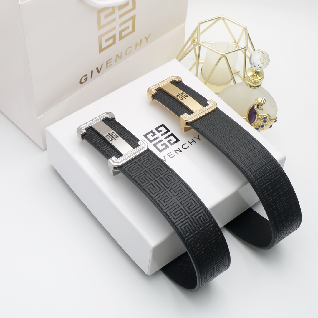 纪梵希头层牛皮宽3.8CM官网同步不