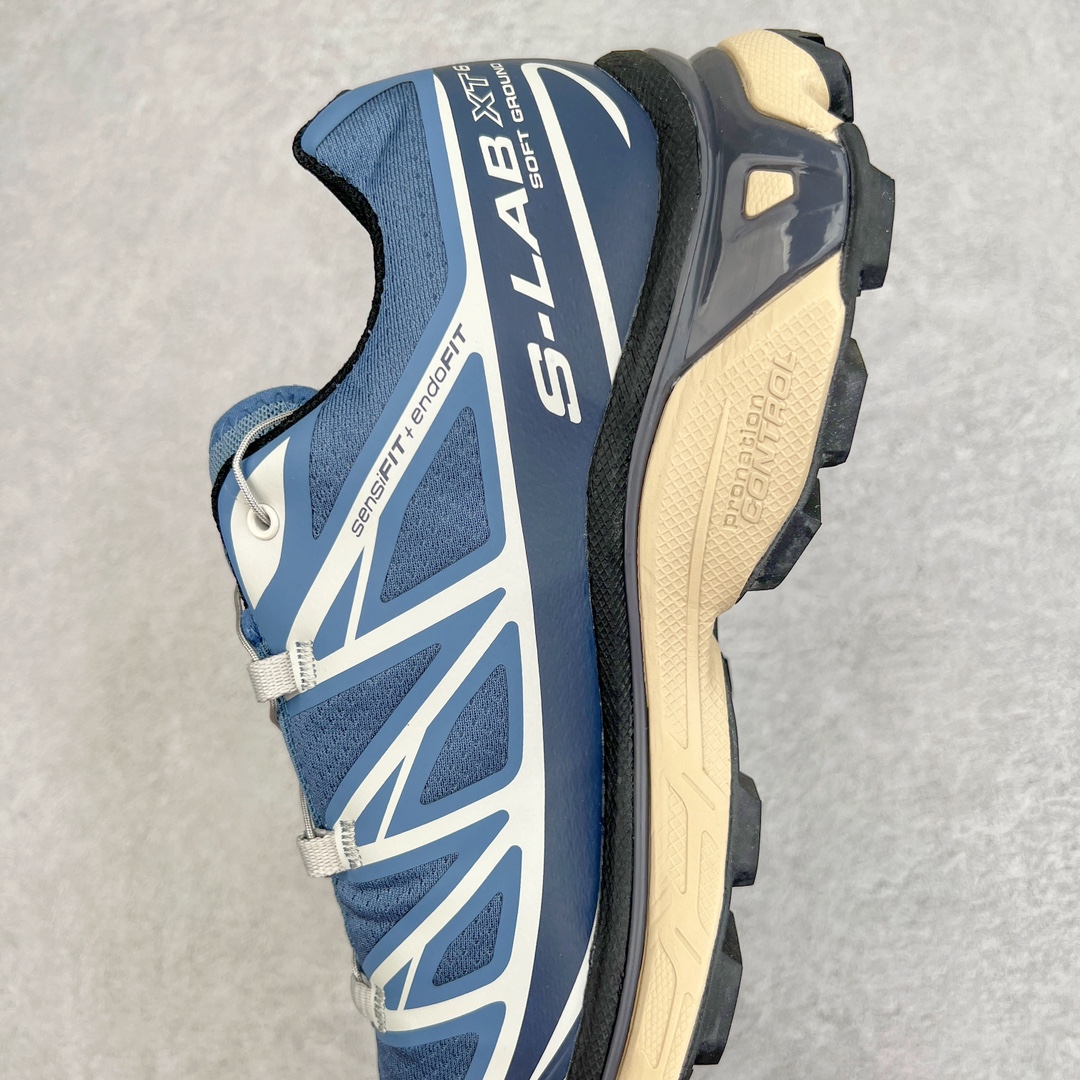 图片[7]-＃绿X/GX 纯原福利 Salomon XT-6 萨洛蒙复古潮流户外机能登山跑鞋 纯原外贸平台特供订单 耗时半年巨作 全套原纸板楦头开发 原厂特供网布配套加持 确保原汁原味 完美呈现版型 原档数据独家私模五层组合大底 男女鞋同步官方开发至46.5 原装Ortholite轻量化鞋垫 中底布带钢印编号 原厂TPU锁扣 进口港宝加持 后跟自然饱满 还原公司包裹性 鞋面以“锯齿”状的包裹系统呈现 在基色底之下加入了各种色点缀 将公司的最新技术和时尚前卫的造型融入耐用的长跑款式中 鞋面由 TPU 薄膜制成 并焊接在高耐磨网眼上 使其既时尚又坚固 由 ACS底盘支撑 可增强稳定性和支撑力 以及由橡胶凸耳 Contragrip外底覆盖的 EVA 缓冲中底 旨在应对崎岖的地形 鞋舌上的彩色Salomon 标签、Quicklace 系统以及鞋头、鞋舌和鞋跟上的附加品牌使细节更加完美 让穿着者可以轻松驾驭户外与通勤下的任何运动生活场景 无缝鞋身户外随意纵横 颜值与脚感兼备 出街通勤 绝对非常吸睛 你值得拥有 尺码：36 36.5 37.5 38 38.5 39 40 40.5 41 42 42.5 43 44 44.5 45 46 46.5 注意：偏小1码-选品中心