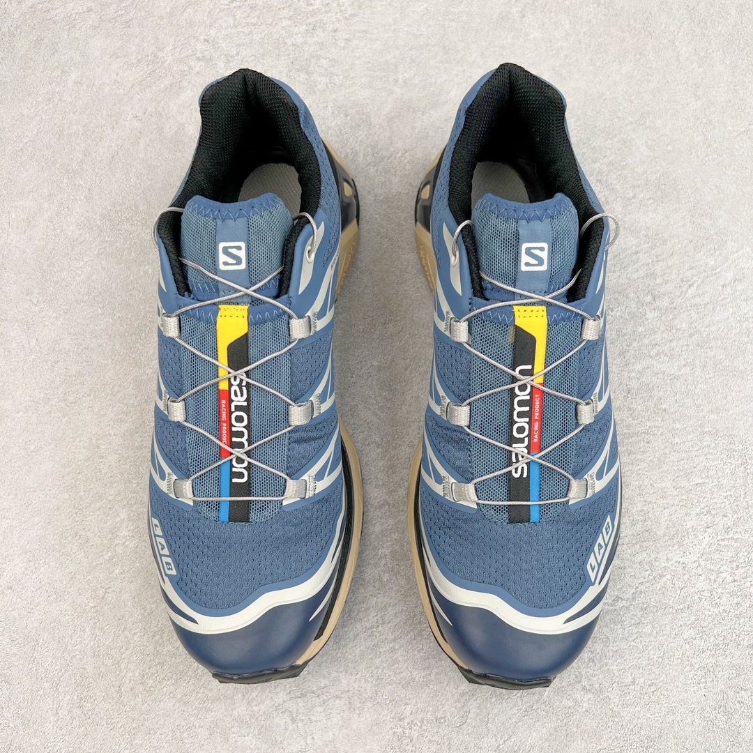 图片[2]-＃绿X/GX 纯原福利 Salomon XT-6 萨洛蒙复古潮流户外机能登山跑鞋 纯原外贸平台特供订单 耗时半年巨作 全套原纸板楦头开发 原厂特供网布配套加持 确保原汁原味 完美呈现版型 原档数据独家私模五层组合大底 男女鞋同步官方开发至46.5 原装Ortholite轻量化鞋垫 中底布带钢印编号 原厂TPU锁扣 进口港宝加持 后跟自然饱满 还原公司包裹性 鞋面以“锯齿”状的包裹系统呈现 在基色底之下加入了各种色点缀 将公司的最新技术和时尚前卫的造型融入耐用的长跑款式中 鞋面由 TPU 薄膜制成 并焊接在高耐磨网眼上 使其既时尚又坚固 由 ACS底盘支撑 可增强稳定性和支撑力 以及由橡胶凸耳 Contragrip外底覆盖的 EVA 缓冲中底 旨在应对崎岖的地形 鞋舌上的彩色Salomon 标签、Quicklace 系统以及鞋头、鞋舌和鞋跟上的附加品牌使细节更加完美 让穿着者可以轻松驾驭户外与通勤下的任何运动生活场景 无缝鞋身户外随意纵横 颜值与脚感兼备 出街通勤 绝对非常吸睛 你值得拥有 尺码：36 36.5 37.5 38 38.5 39 40 40.5 41 42 42.5 43 44 44.5 45 46 46.5 注意：偏小1码-选品中心