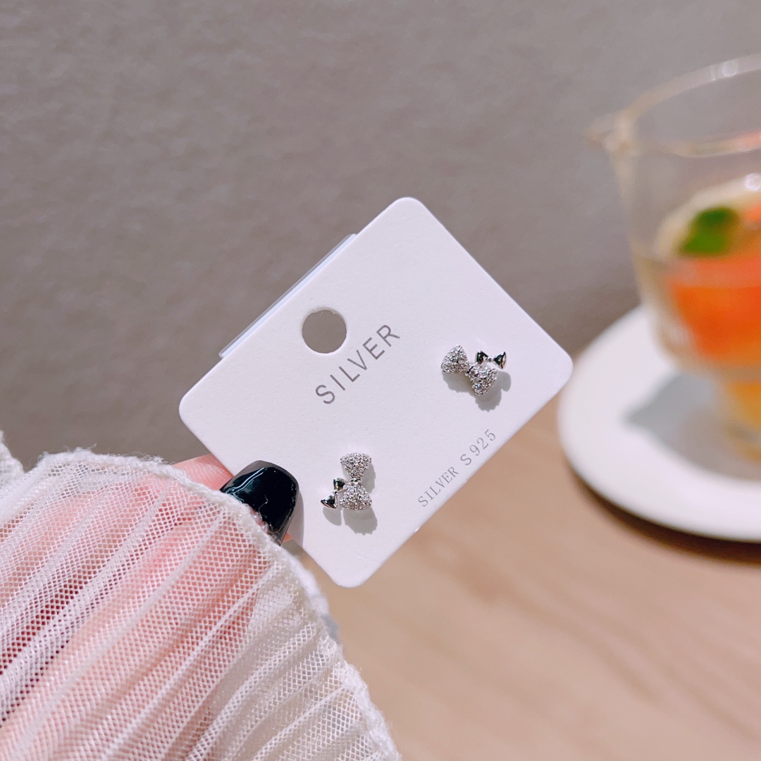 Hypoallergenic Silver Earrings Romantic Confession Silver