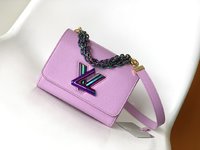 Louis Vuitton Bags Handbags Purple Epi Cowhide LV Twist Chains M22098