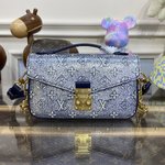 Louis Vuitton LV Pochette MeTis Bags Handbags Fashion Designer
 Blue Canvas M22834