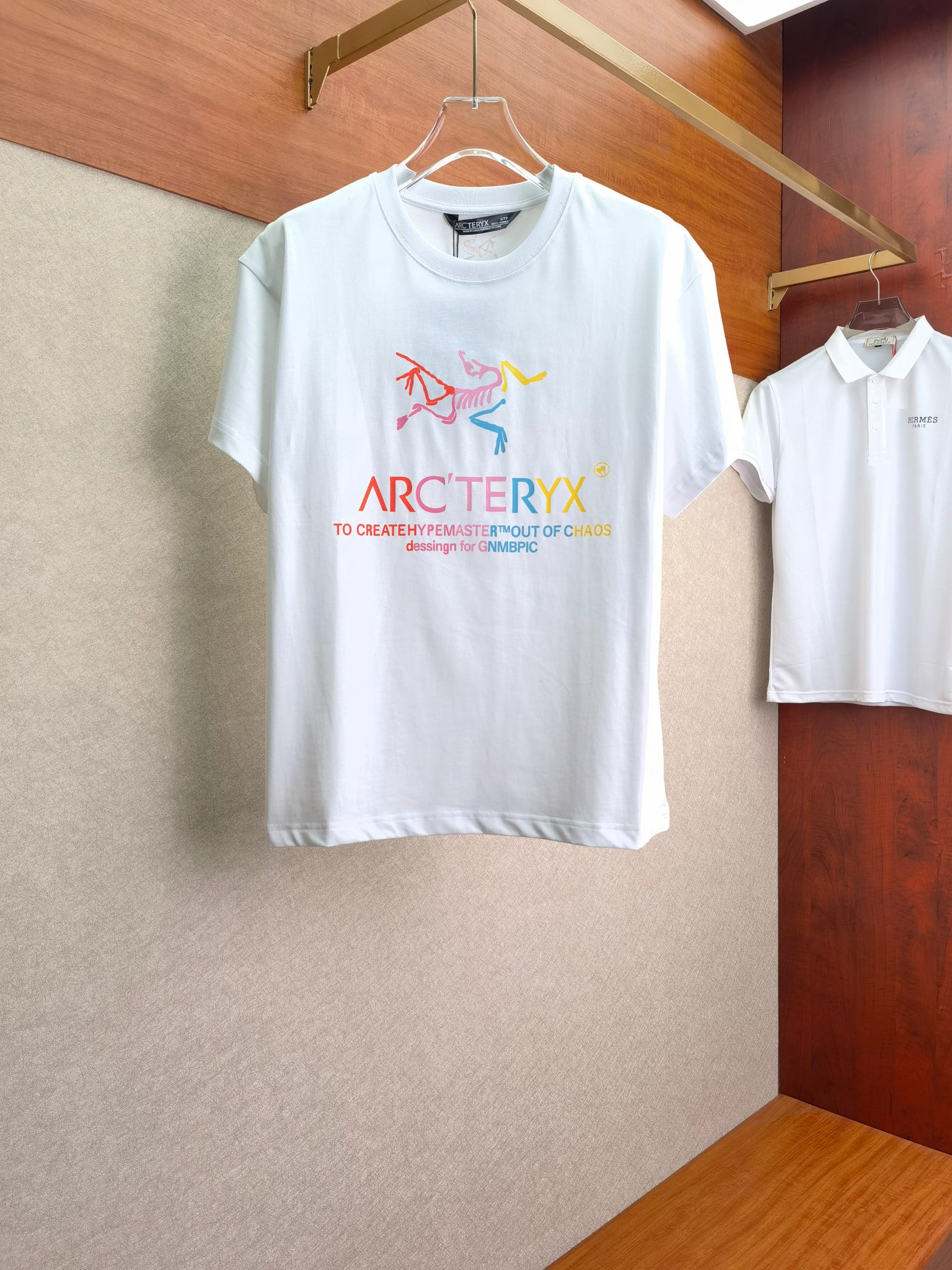 Arcteryx Kleidung T-Shirt Stickerei Männer Baumwolle Fashion Kurzarm