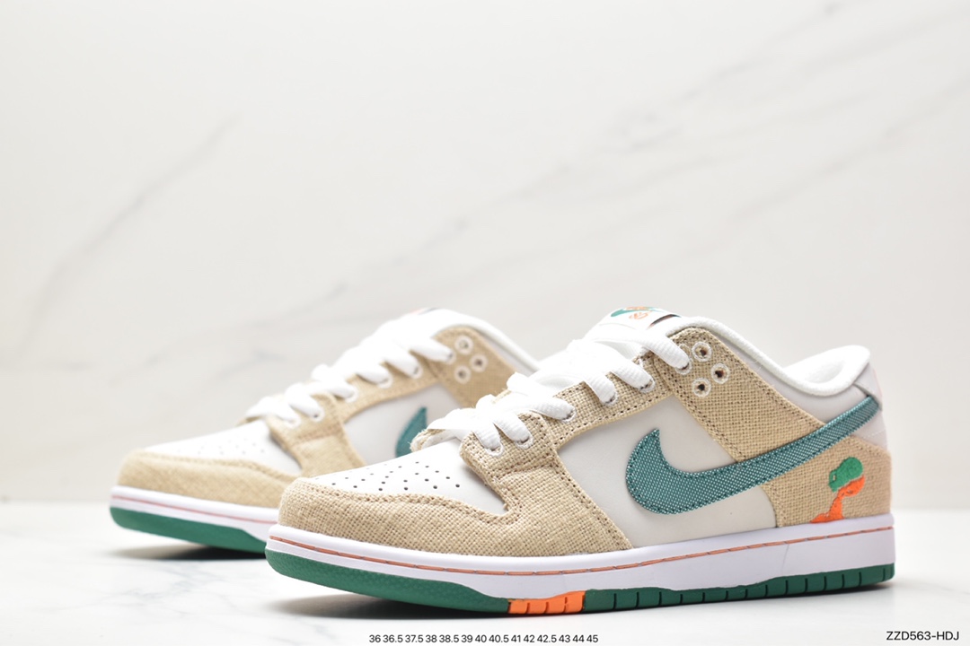 运动鞋, 板鞋, Phantom, Nike Dunk, Jarritos x Nike Dunk SB Low“Phantom andMalachite”, Jarritos, FD0860 001SH, Dunk - 耐克 Jarritos x Nike Dunk SB Low“Phantom andMalachite” 汽水 防滑耐磨减震 低帮 休闲运动板鞋 男女同款 米白 FD0860 001SH