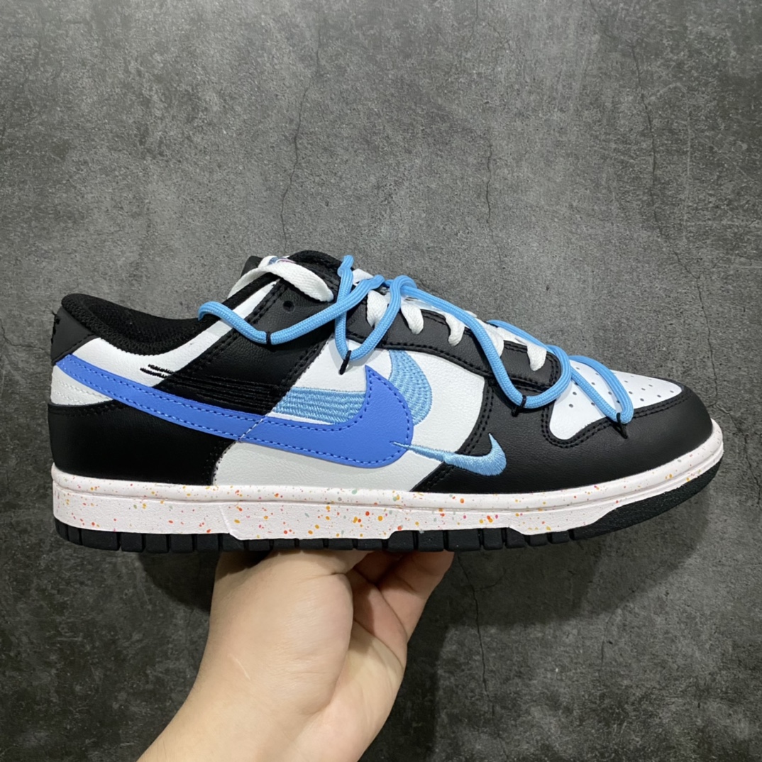 【CS版本】NK Dunk Low Multi-Color Swoosh SB低帮解构绑带活力三勾黑白蓝 货号:FD4623-135 专业dunk大厂 主打dunk85系列的工厂 品质以及性价比都是市场无可匹敌的存在 皮料用的扎实 裁边清洁度超高 鞋型细节也没任何问题 强烈推荐 配色非常齐全 终端供应💪🏻 尺码:36 36.5 37.5 38 38.5 39 40 40.5 41 42 42.5 43 44 44.5 45 46-选品中心