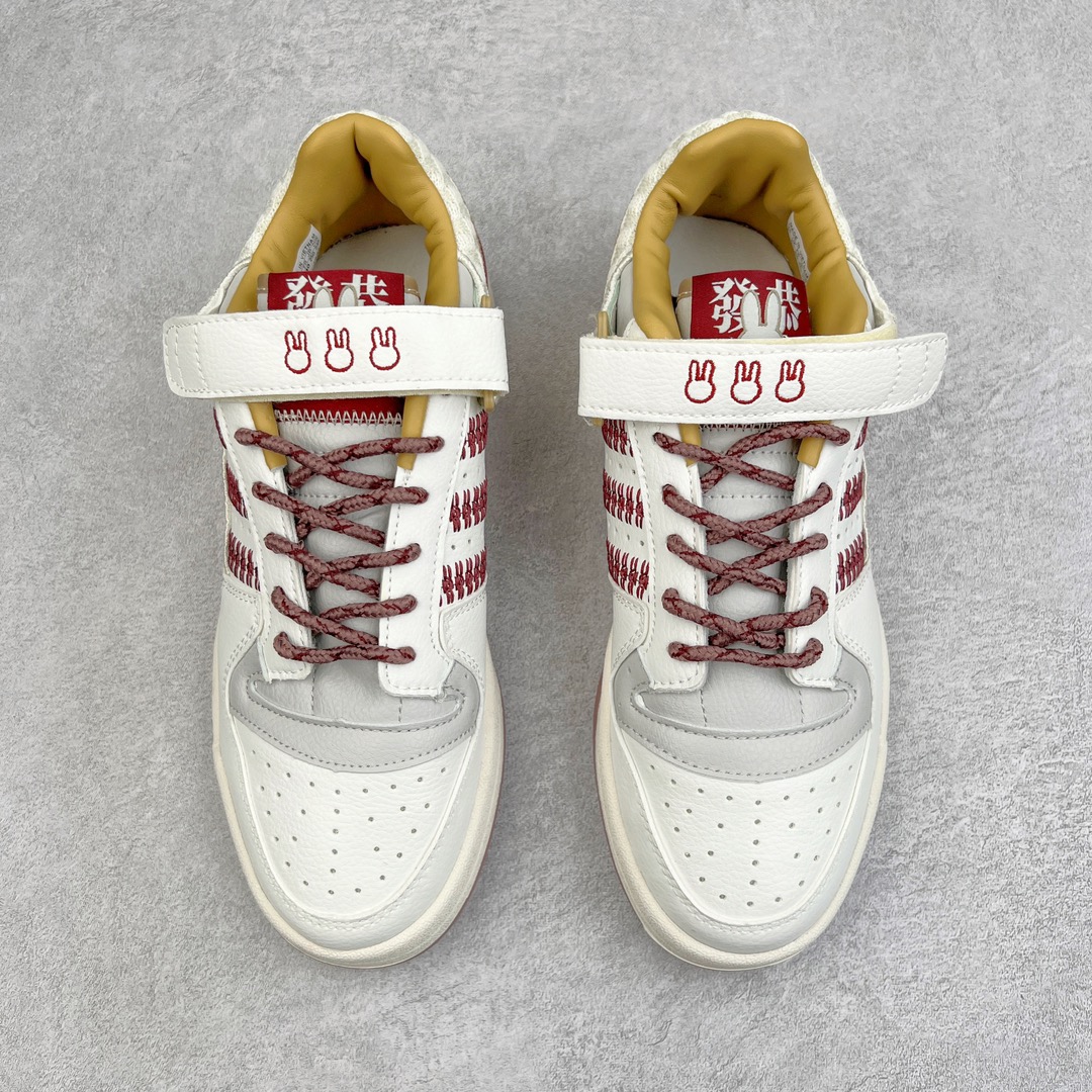 图片[2]-＃特价福利 AD Forum 84 Low OG 低帮百搭潮流休闲运动板鞋 以复古篮球鞋的外形为基础 采用皮革拼接 简约百搭 更加贴合舒适 中底内侧网格造型起到点睛之笔 外底橡胶 更显复古 尺码：36 36.5 37.5 38 38.5 39 40 40.5 41 42 42.5 43 44 44.5 45-选品中心