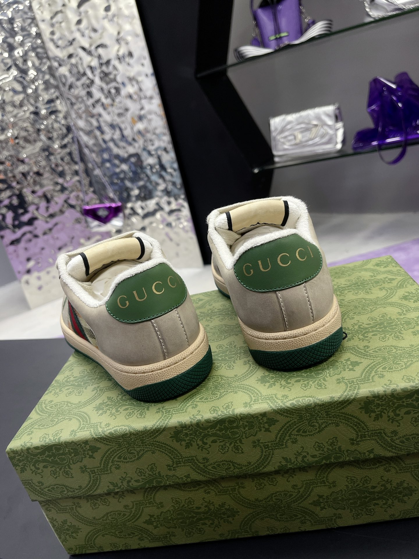 Gucci古驰最新款钉钉脏脏鞋情侣款