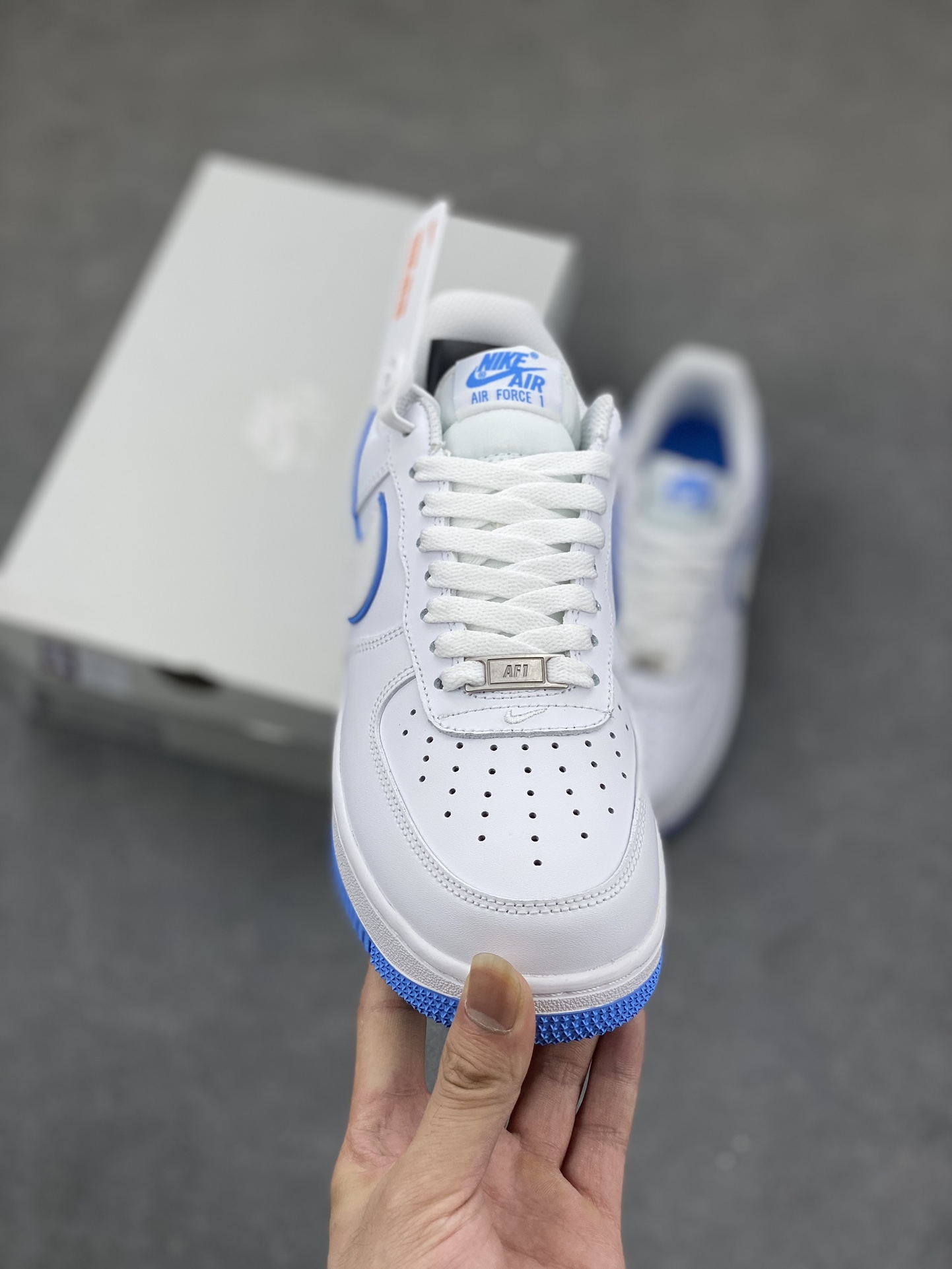 Nike Air Force 1 '07 Low White/Blue Casual Sneakers DV0788-101 3 i1688237073 421 1