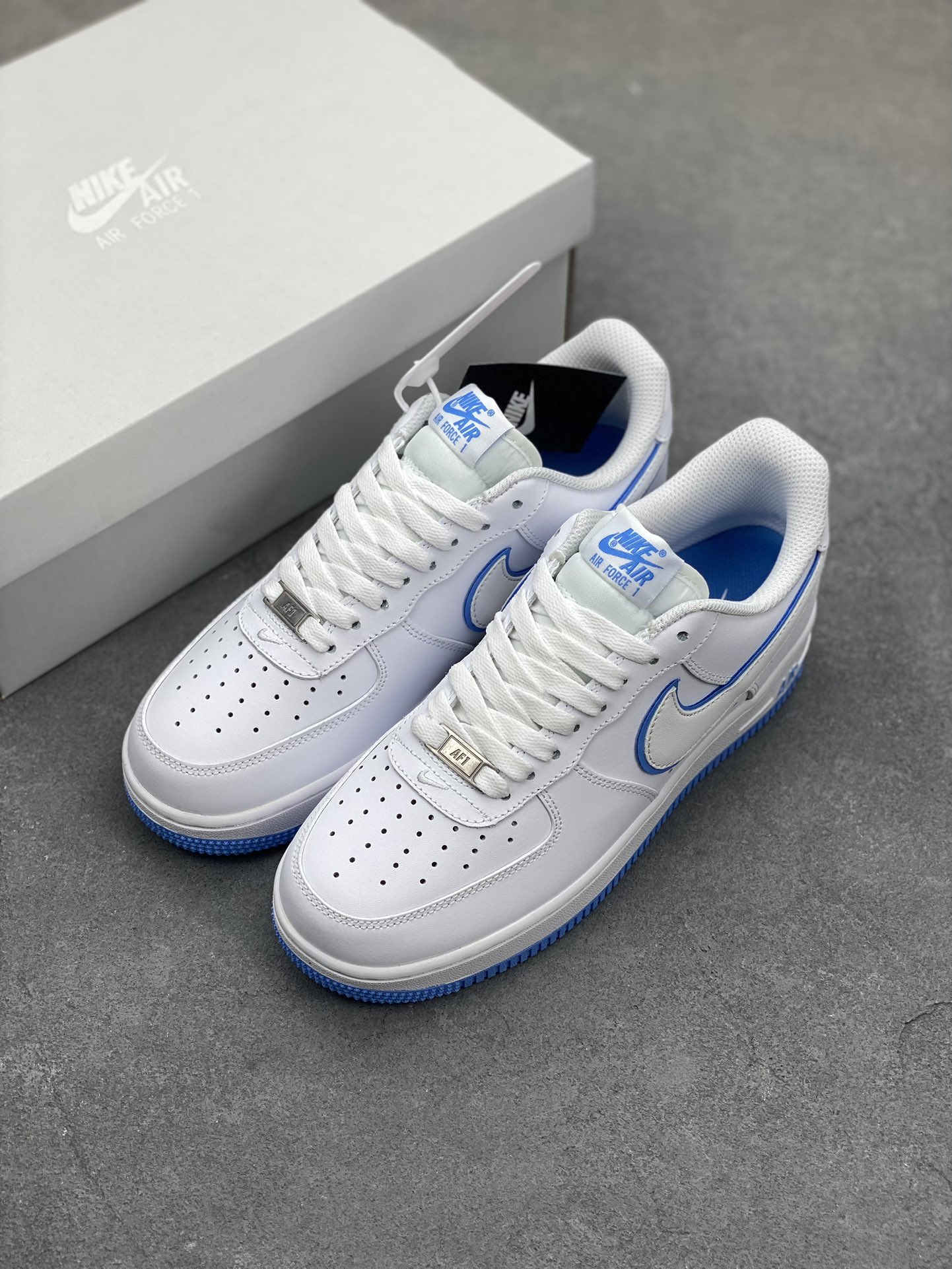 Nike Air Force 1 '07 Low White/Blue Casual Sneakers DV0788-101 9 i1688237073 5955 7