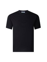 Prada Clothing T-Shirt Black White Unisex Short Sleeve