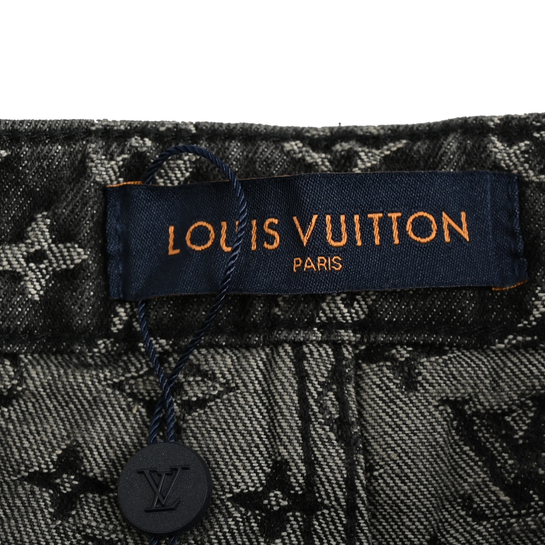 Louis Vuitton/路易威登 23ss 小红人破坏提花牛仔裤-莆田鞋,莆田鞋货源,高仿鞋,高仿鞋货源,安福档口,莆田高仿鞋,莆田鞋批发,高仿鞋批发,莆田高仿运动鞋,高仿运动鞋,莆田运动鞋 Louis Vuitton/路易威登 23ss 小红人破坏提花牛仔裤