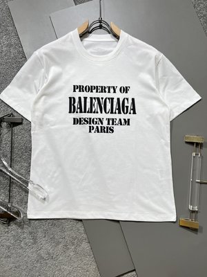 Balenciaga Clothing T-Shirt Replica US Spring Collection Fashion Short Sleeve