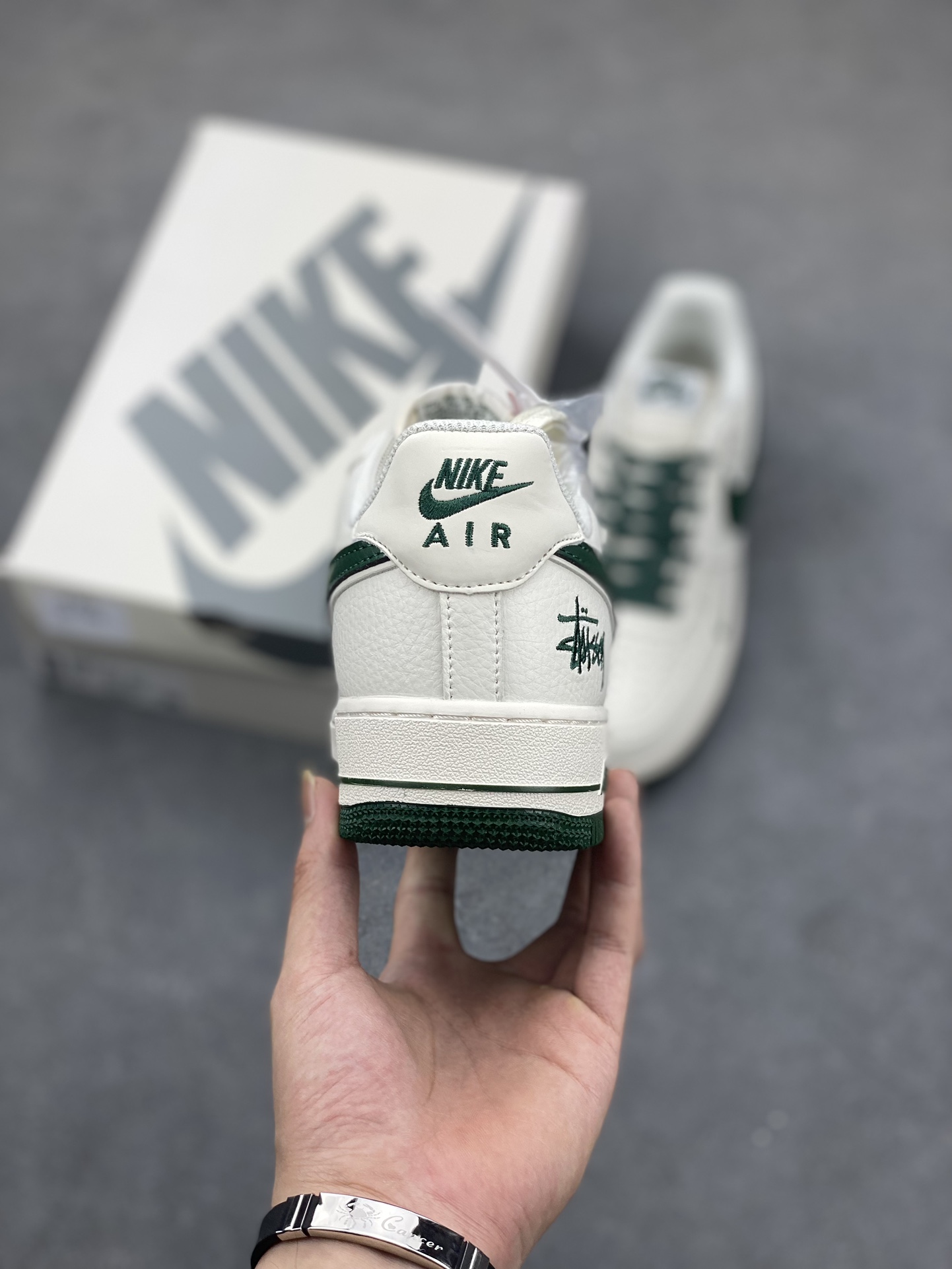 Nike Air Force 1 '07 Low Stussy Collab White Green Limited Edition 5 i1688321414 1527 3