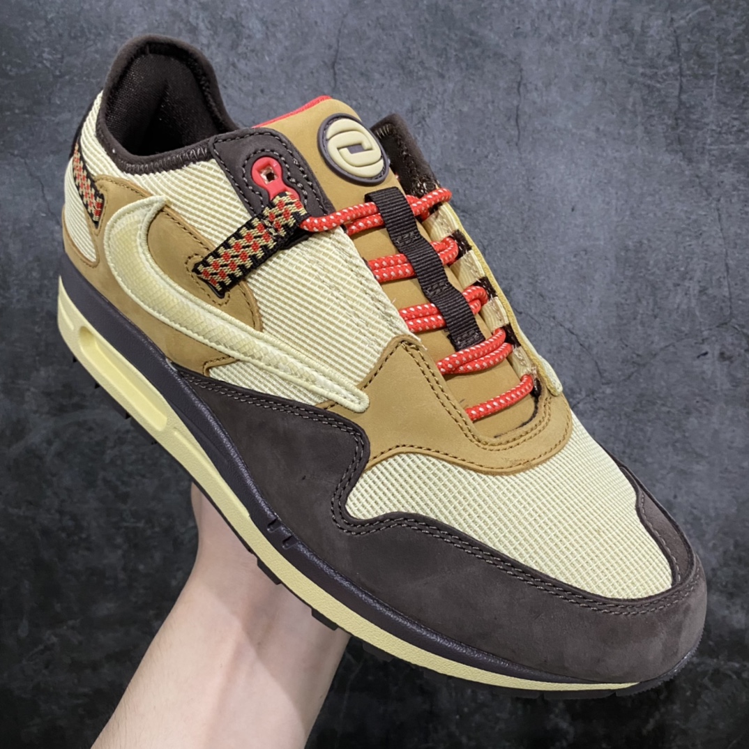 图片[3]-【X版纯原】Travis Scott TS X Air MAX 1 经典倒钩 巴洛克棕卡其配色n最早高成本购入原鞋 原厂无色差皮料 绒感十足  卡色完美同步公司货 50块一对原厂swoosh钩子 唯一采用正确织带 唯一原厂尼龙鞋带 所见即得货号: DO9392-200SIZE：36 36.5 37.5 38 38.5 39 40 40.5 41 42 42.5 43 44 44.5 45 46 47.5-莆田鞋批发中心