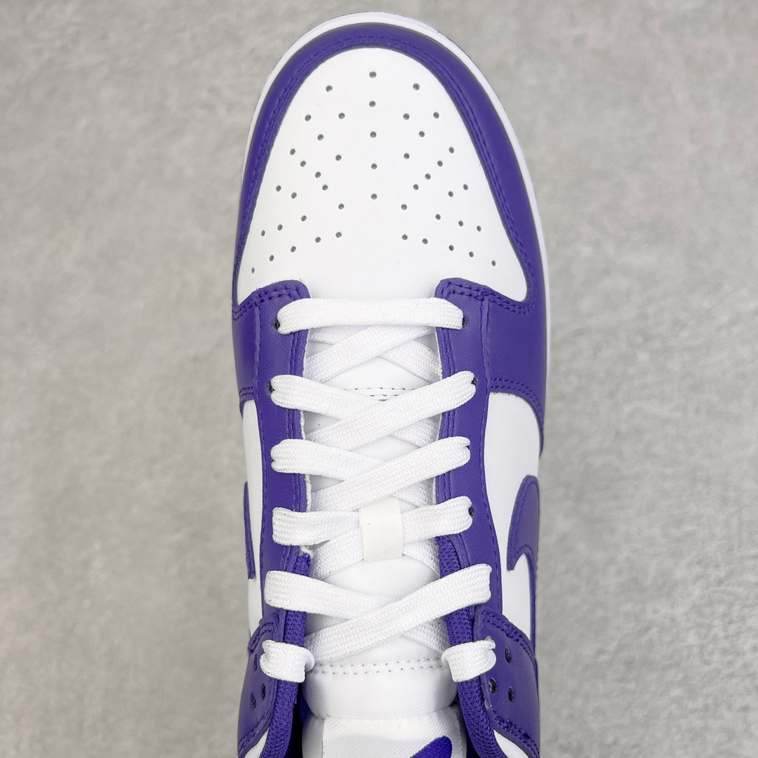 图片[4]-零售💰180 ＃G版福利特价‼NK Dunk Low \”Court Purple\” 白紫 DD1391-104 毫无疑问市场中端王者 口碑大厂出品 品控大底版型不断改良更新 全套原纸板楦头开发 确保原汁原味 完美呈现DUNK版型 一比一鞋头弧度高度鞋身弧度 此版本只针对中端市场 皮料材质有所更替 其他数据细节工艺流程均保持一致 绝不口嗨 细节品控鞋型随意对比 独家私模官方第六代原厂航空铝磨具打磨大底 鞋头坡度极致还原 无解鞋型 原盒原配 圈内天花板工艺 原厂玻璃冲刀 超高清洁度 全鞋零毛边皮料切割 原厂中底布点胶 中底布拉帮走线遵循公司 SIZE：35.5 36 36.5 37.5 38 38.5 39 40 40.5 41 42 42.5 43 44 44.5 45 46 47.5 编码：by1936080-运动鞋