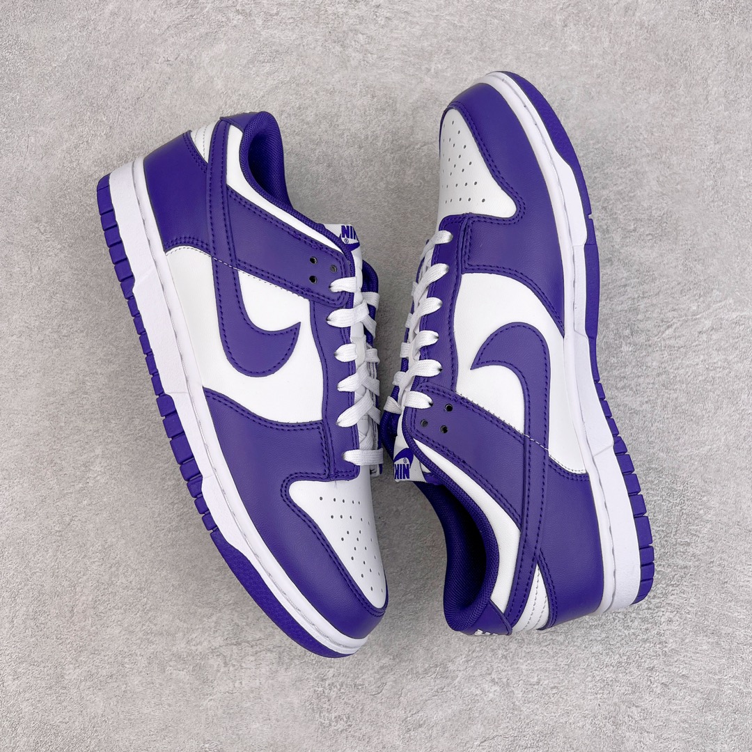 图片[3]-零售💰180 ＃G版福利特价‼NK Dunk Low \”Court Purple\” 白紫 DD1391-104 毫无疑问市场中端王者 口碑大厂出品 品控大底版型不断改良更新 全套原纸板楦头开发 确保原汁原味 完美呈现DUNK版型 一比一鞋头弧度高度鞋身弧度 此版本只针对中端市场 皮料材质有所更替 其他数据细节工艺流程均保持一致 绝不口嗨 细节品控鞋型随意对比 独家私模官方第六代原厂航空铝磨具打磨大底 鞋头坡度极致还原 无解鞋型 原盒原配 圈内天花板工艺 原厂玻璃冲刀 超高清洁度 全鞋零毛边皮料切割 原厂中底布点胶 中底布拉帮走线遵循公司 SIZE：35.5 36 36.5 37.5 38 38.5 39 40 40.5 41 42 42.5 43 44 44.5 45 46 47.5 编码：by1936080-运动鞋