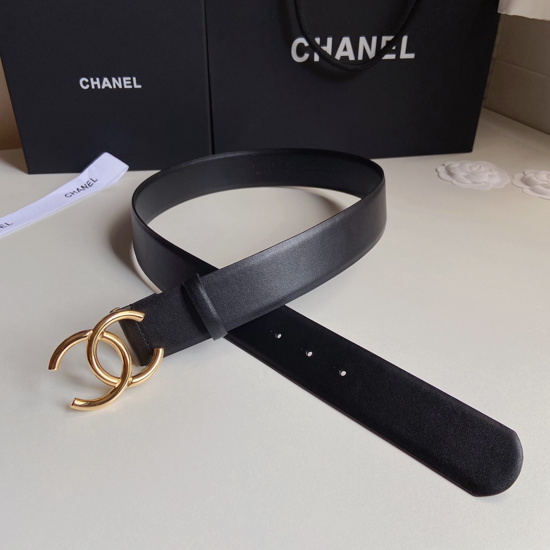 小香4.0Cm双面小牛皮与精品贵金属