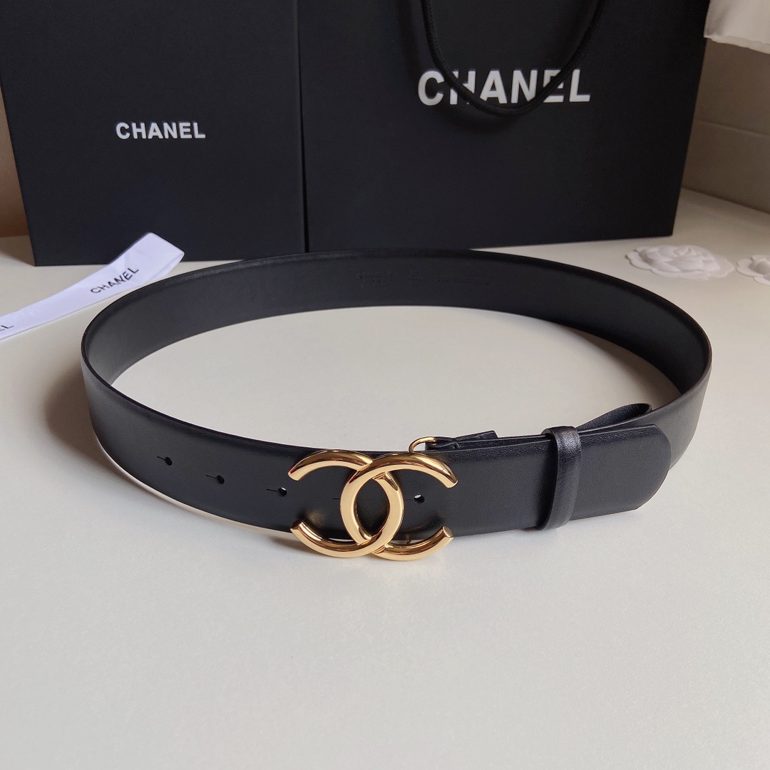 小香4.0Cm双面小牛皮与精品贵金属