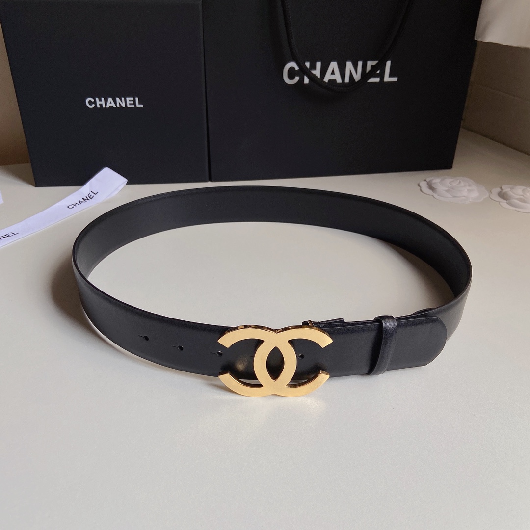小香4.0Cm双面小牛皮与精品贵金属