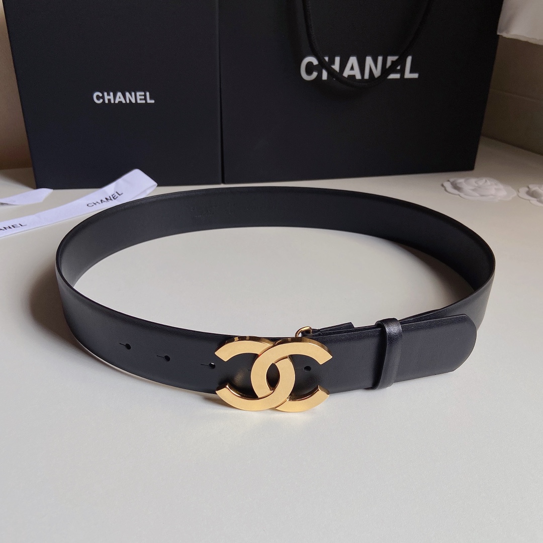 小香4.0Cm双面小牛皮与精品贵金属