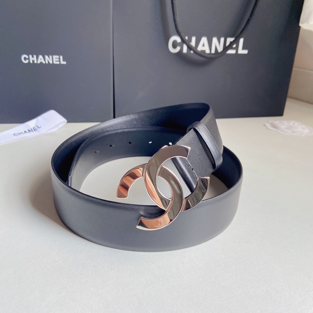 小香4.0Cm双面小牛皮与精品贵金属