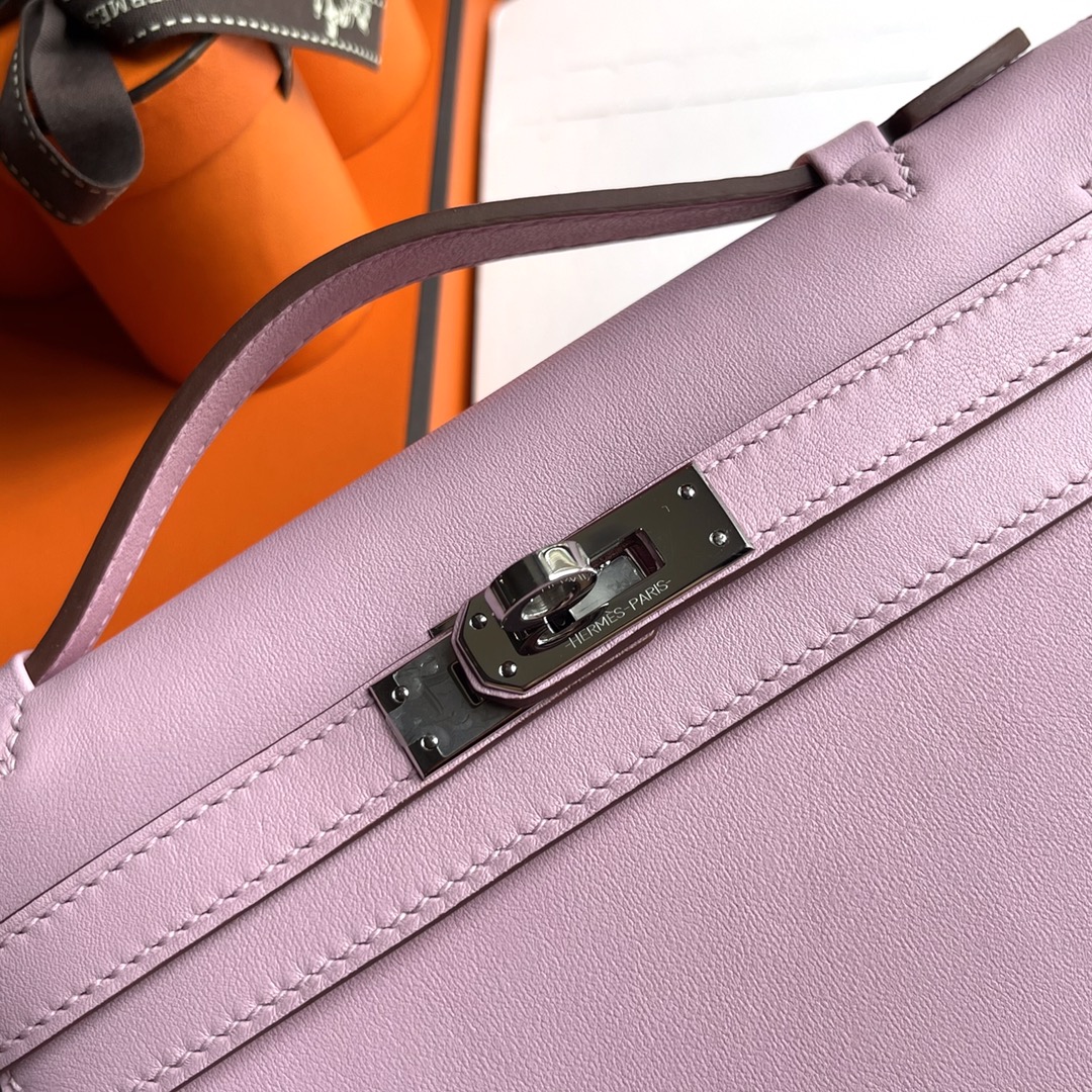 Hermès Summer benefits 780kelly generation 22cm clutch bag handmade wax thread A small amount will not make up for it.