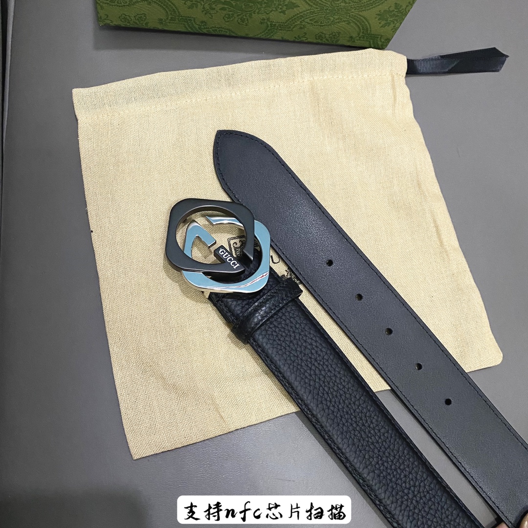 寬40毫米！Gucci專櫃同款皮帶系