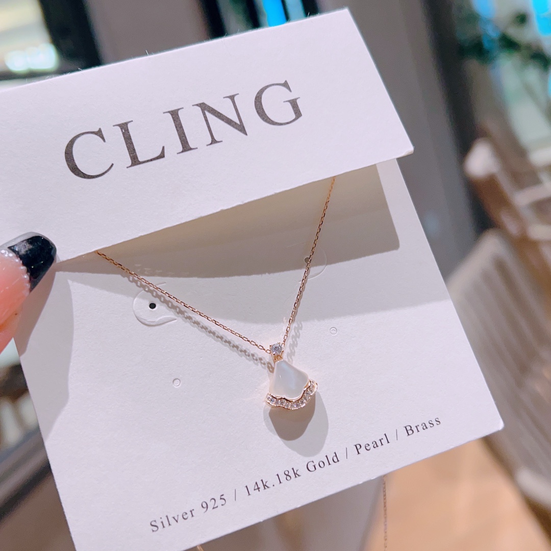 Low Allergy Silver Necklace Cute Graduation Gold