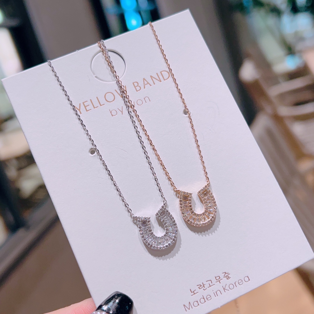 925 Silver Necklace Ultra Minimal New Year Gold