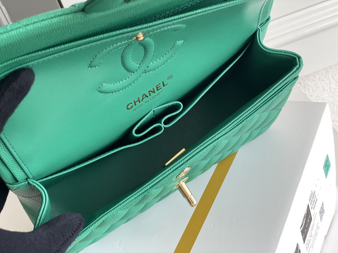 🌼白金版▪️正品级 包装如图𝐂𝐡𝐚𝐧𝐞𝐥 𝐂𝐅小号 全名Classic Fla0 尺寸：Small 23