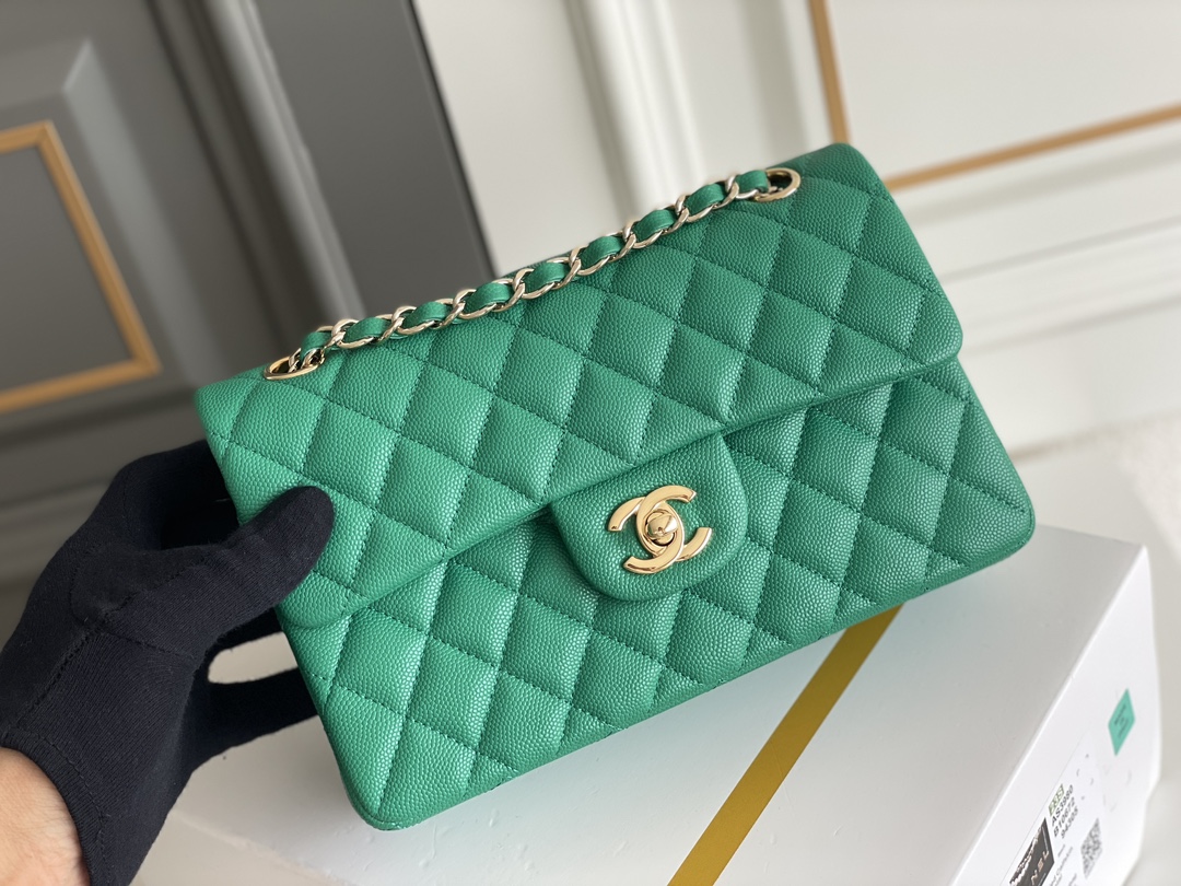 🌼白金版▪️正品级 包装如图𝐂𝐡𝐚𝐧𝐞𝐥 𝐂𝐅小号 全名Classic Fla0 尺寸：Small 23