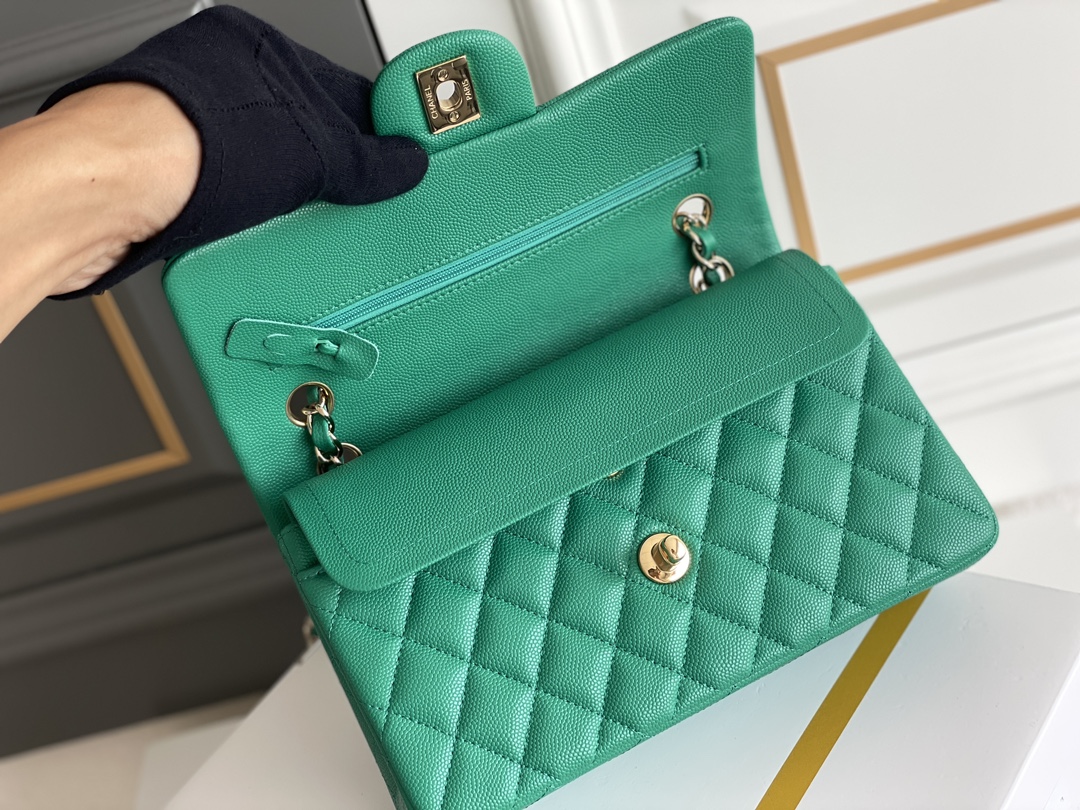 🌼白金版▪️正品级 包装如图𝐂𝐡𝐚𝐧𝐞𝐥 𝐂𝐅小号 全名Classic Fla0 尺寸：Small 23