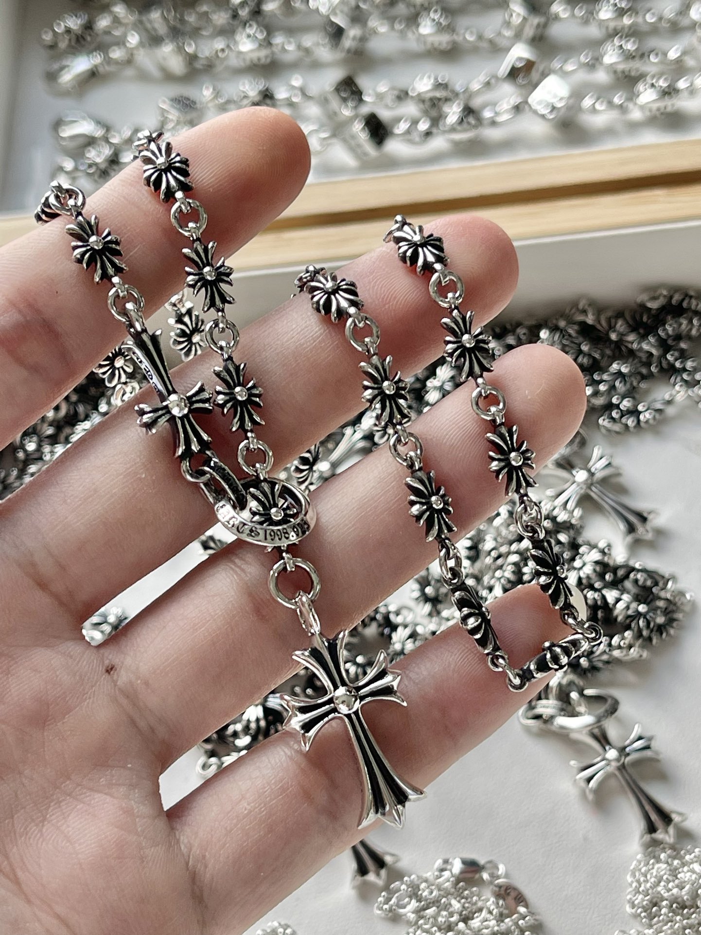 Chrome Hearts 克罗心 调节十字架项链