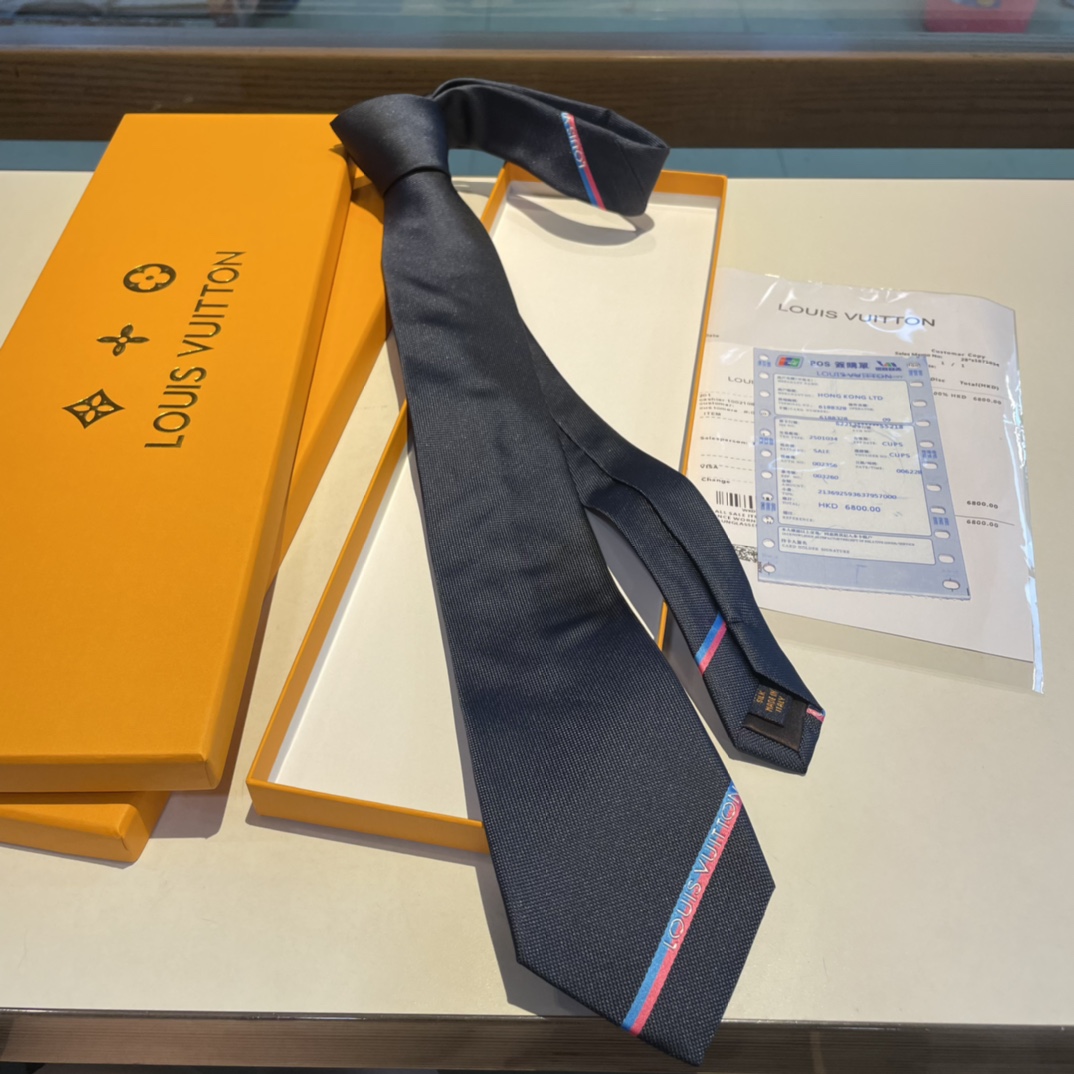 特配包装LV老花领带路易威登经典领带