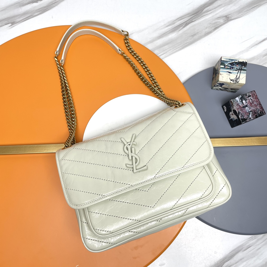 #𝑵𝒊𝒌𝒊 𝒎𝒆𝒅𝒊𝒖𝒎 𝟮𝟴𝙘𝙢# #cadena blanco crema#original#P Reproduce completamente la calidad del original_Me atr…