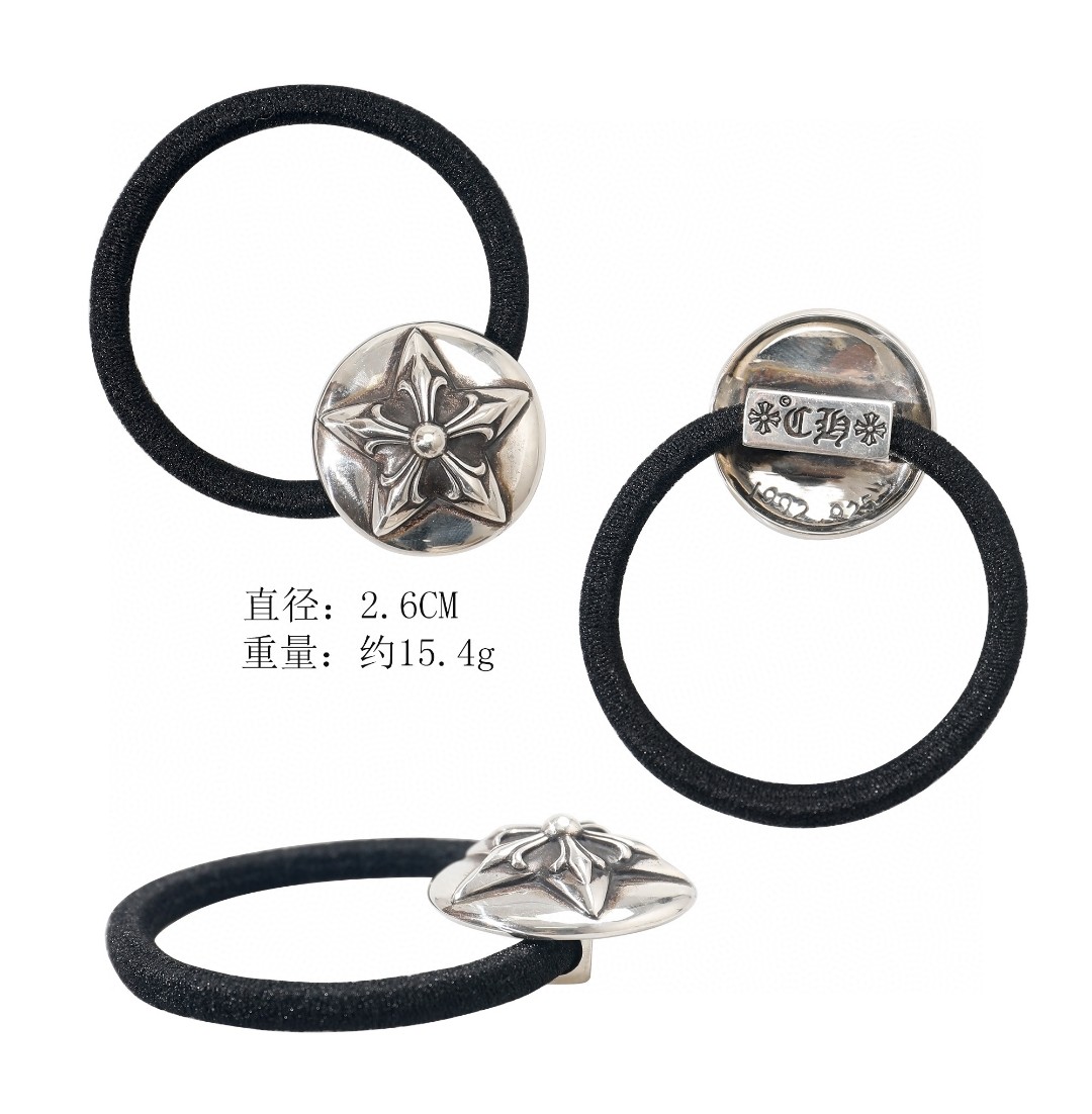 NO:107550,Chrome hearts five-pointed star headband/bracelet two-piece purchase original version to make the version!  Similarity is above 98!  Pure handmade, hand-carved, font, black dye and black show a different feeling. A must-have for spot-on summer ponytails. A full set of packaging. Number: 300350, jewelry quality, chrome hearts, chrome hearts, bracelet19860909Chrome hearts克罗心五角星头绳/手链两戴 购入原版 打版！相似度98以上！ 纯手工打造 手工雕刻 字体 染黑都展现的不一样的感觉 现货秒发夏日马尾必备 配全套包装 编号:300350,饰品精品,chrome hearts,chrome hearts,bracelet,Jewelry