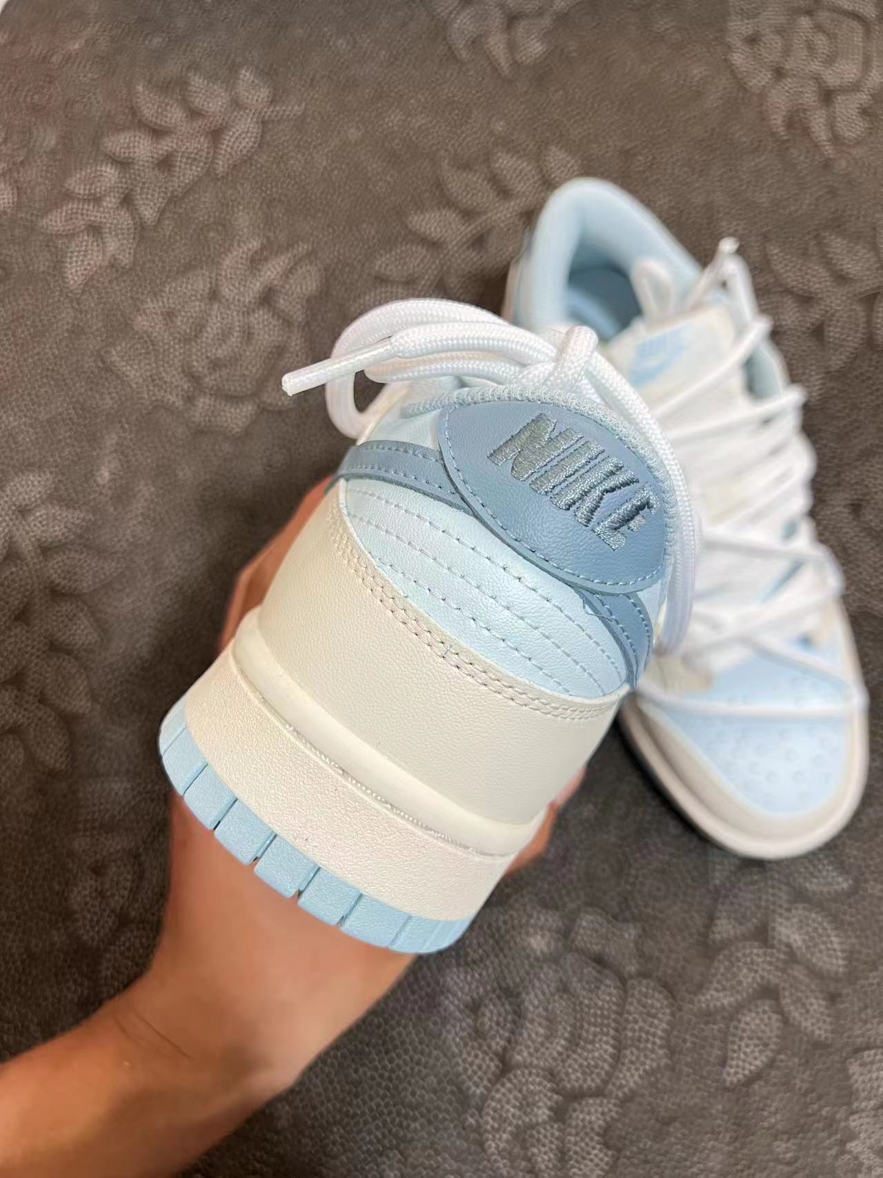 ?包邮 正品定制 Nike Dunk Low蒸汽木偶“海盐奶盖”款 沙白蓝配色 ?